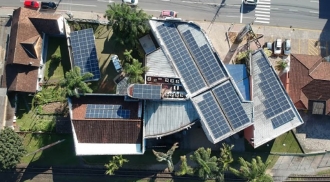 Solar power system is installed at the WEG Science and Technology Museum