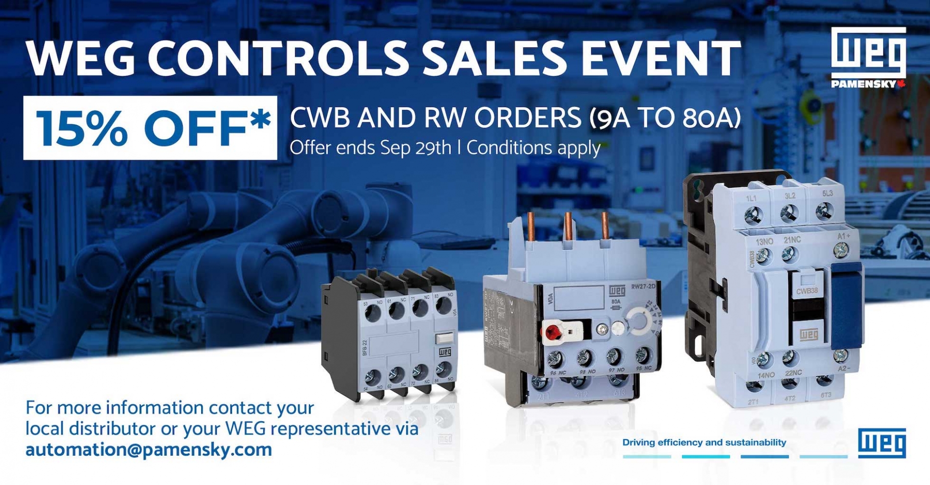 WEG Controls Sales Event