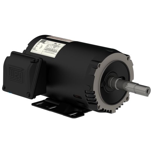 Rolled Steel JM Pump NEMA Premium Efficiency 1.5 HP 4P 143/5JM 3Ph 230/460//190-220/380-415 V 60 Hz IC01 - ODP - Foot-mounted