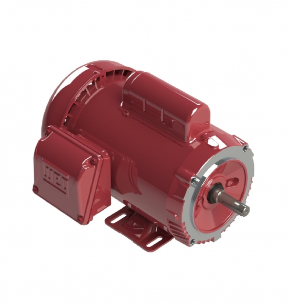 ELECTRIC MOTOR SINGLE PHASE 0.33 HP 04 W56C 115/230 WCF2 60Hz F-1/B34R(D) IP55 DIMENSIONS ACC. CONFIGURATION FARM DUTY IHP