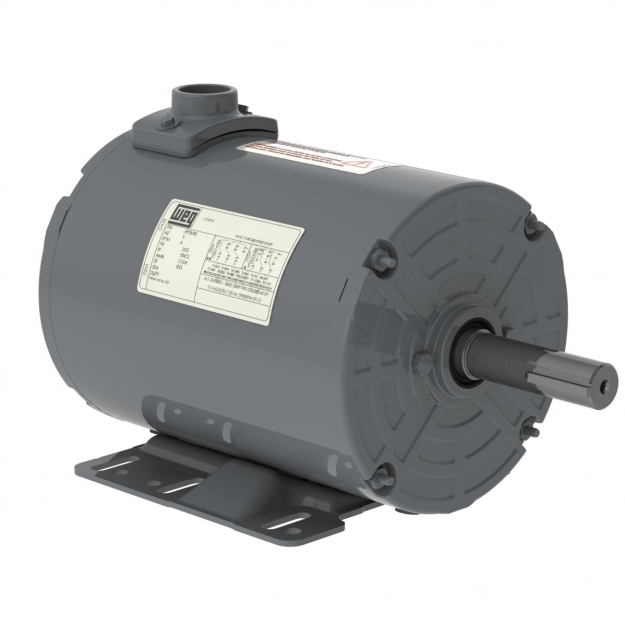 ELECTRIC MOTOR THREE PHASE 3.0-4.5 HP 02 143/5TZ 575 C/W 6 leads WCF2 60Hz F-3/B3T IP55 DIMENSIONS ACC. CONFIGURATION GRAIN DRYER IHP