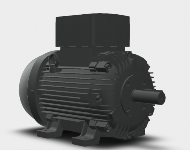 ELECTRIC MOTOR THREE PHASE 15 HP 04 254T 575 C/W 6 leads 60Hz B3T IP56 EXPLOSION PROOF NEMA PREMIUM EFFICIENCY WFX1
