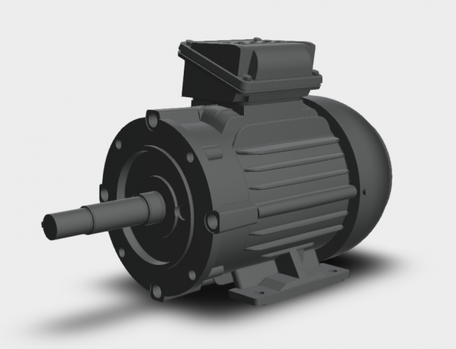 W22 Close Coupled Pump JM NEMA Premium Efficiency 7.5 HP 4P 213JM 3Ph 230/460 V 60 Hz IC411 - TEFC - Foot-mounted