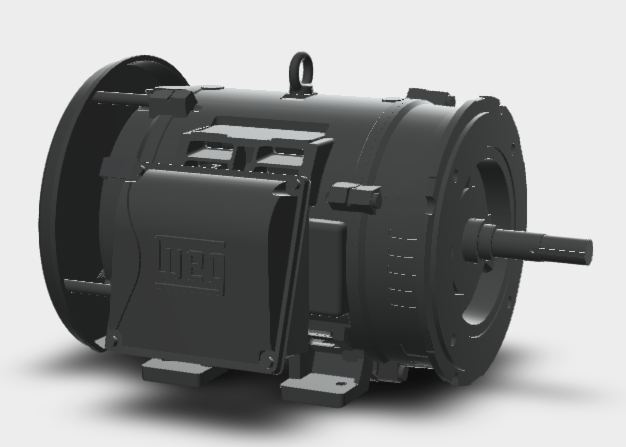ELECTRIC MOTOR THREE PHASE 25 HP 04 284JM 575 C/W 6 leads 60Hz B34R(D) IP23 W40 W40 NEMA PREMIUM EFFICIENCY WFA2