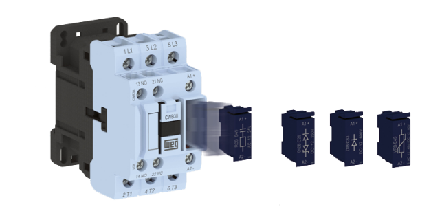 Simple and Compact Mounting of Surge Suppressor Blocks